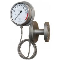PFQ Hygienische Manometer mit Kapillarrohr und chemischer Dichtung