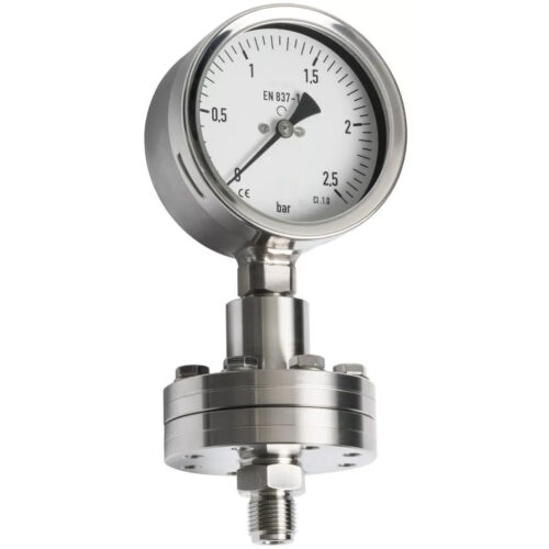 Manometer mit chemischer Dichtung